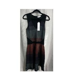 Parker Lorraine Knit Fit And Flare Dress Size M Nwt